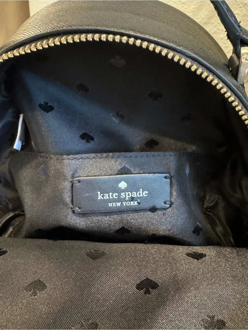 kate spade Schuyler Black Mini Backpack